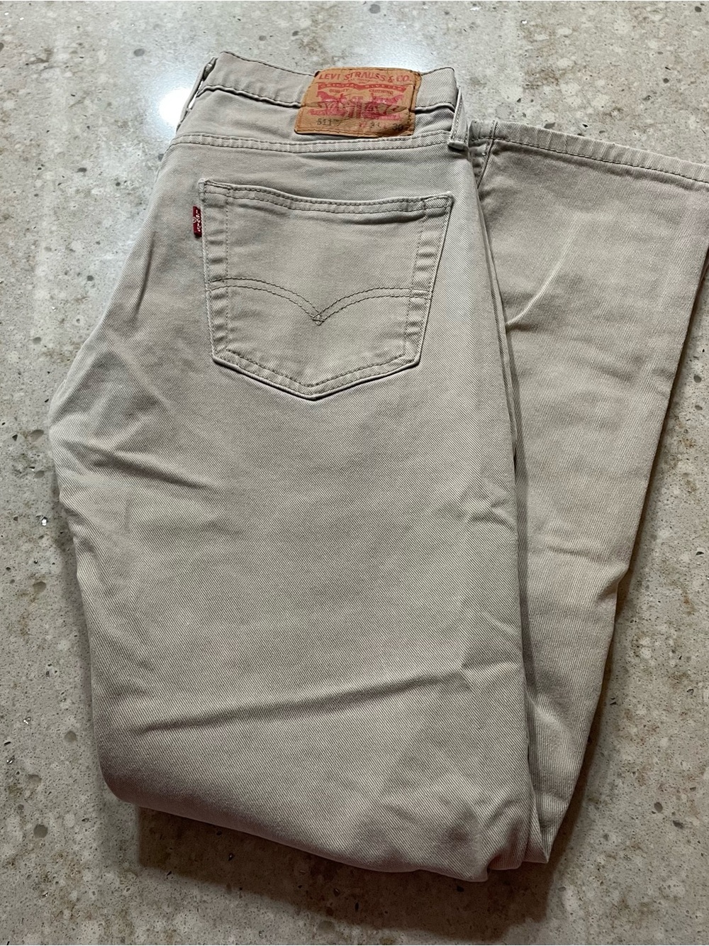 Levi's Men's Jeans in Light Khaki